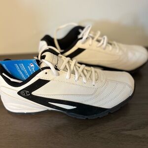 Champion Men's Cream and Black Athletic Shoes